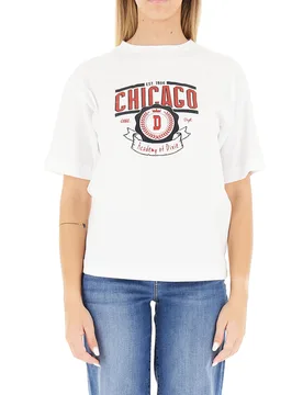 T-shirt girocollo BIANCO UNICA - Dixie - FashionsVida