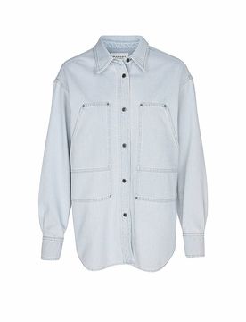 Jeansbluse OKELY hellblau 40 damen