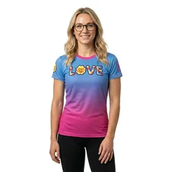 Maglietta A Maniche Corte Chupa Chups Love Blue / Purple XS
