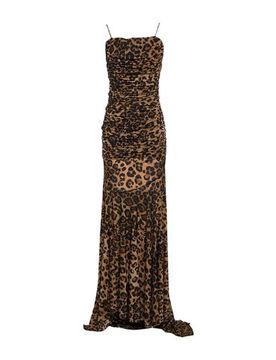 Vestido largo Mujer Marrón 34,36,38 Mujer