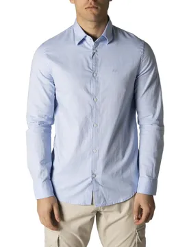 Herren Hemd Azurblau 253689
