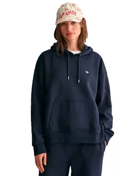 Felpa Con Cappuccio Shield Evening Blue XL