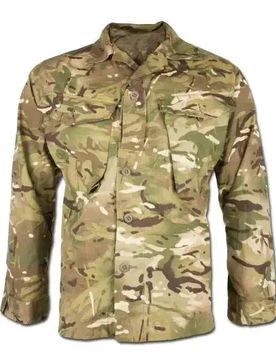 Britische Combat Feldjacke Tropen gebraucht - MTP Tarn / 170/96 Herren MTP Tarn adult Herren