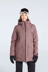 Echo Womens Waterproof Ski Jacket - Brown - Brown - Size: 6