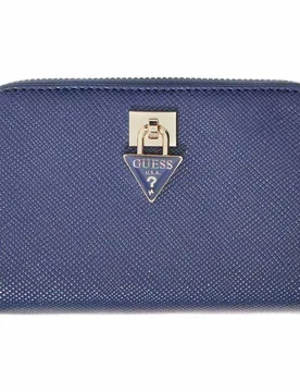 Portefeuille Patsie Medium Navy One Size - Guess - FashionsVida