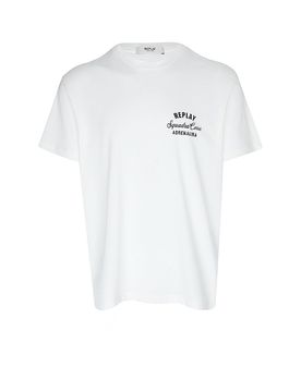 REPLAY T-Shirt weiss M herren