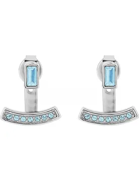 Womens 5303106 Ladies Earrings - Silver Metal - One Size - Adore - FashionsVida
