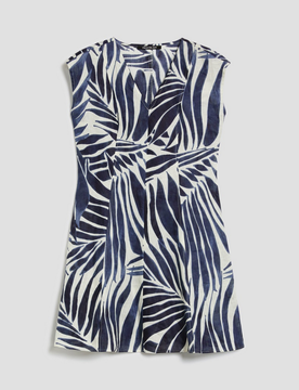 Abito in lino donna bianco