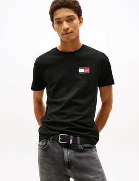 TJM SLIM ESSENTIAL FLAG TEE EXT male
