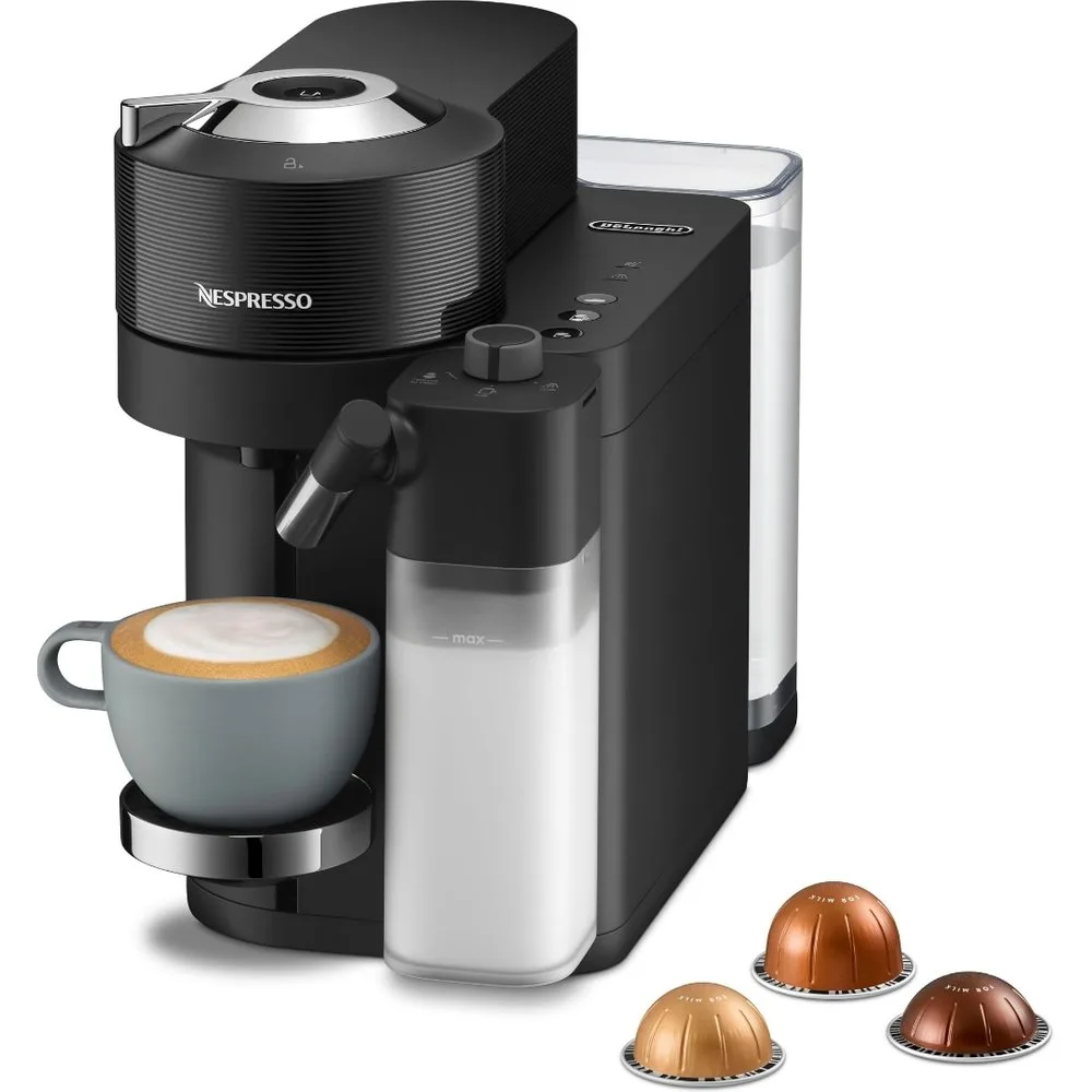 Cafetera de cápsulas automática Nespresso Lattissima ENV300.B para cápsulas Nespresso Vertuo - De'Longhi - FashionsVida