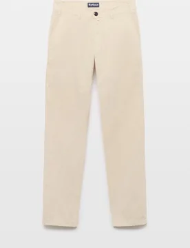 Pantalon de hombre liso con elastan - Barbour - FashionsVida