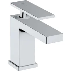 Grifo monomando para lavabo sin vaciador y CoolStart Tecturis E 80