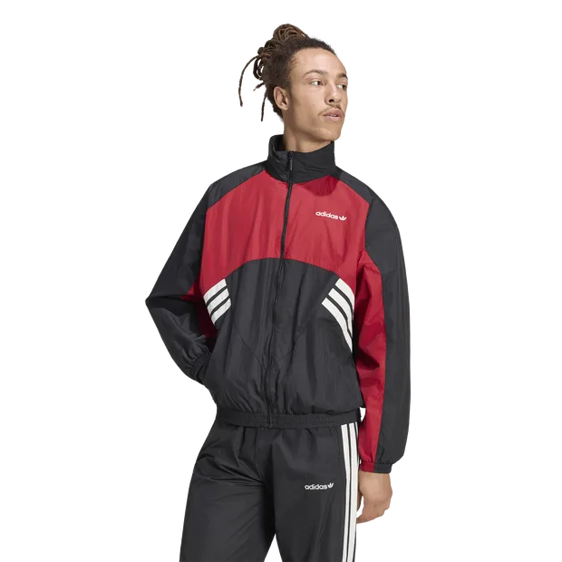 Munich Men Track Tops - Red - Size L - Poly Woven - Red - Size: Large - Adidas - FashionsVida