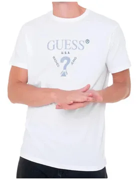 T-Shirt Usa Washed Eu Xxl;Eu S;Eu M;Eu L Male - Guess - FashionsVida