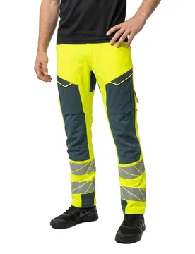 Pantalon De Travail Accelerate Safe 19079 Hi-Vis Yellow / Dark Petroleum 46