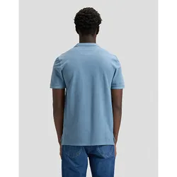 Regular Garment Dye Polo Dustier Blue Größe L male