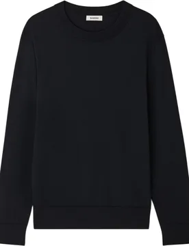 Jersey de hombre de punto fino cuello redondo - sandro - FashionsVida