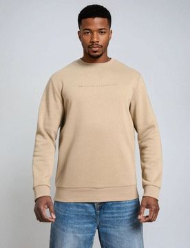 Sinsay - Felpa con stampa - beige