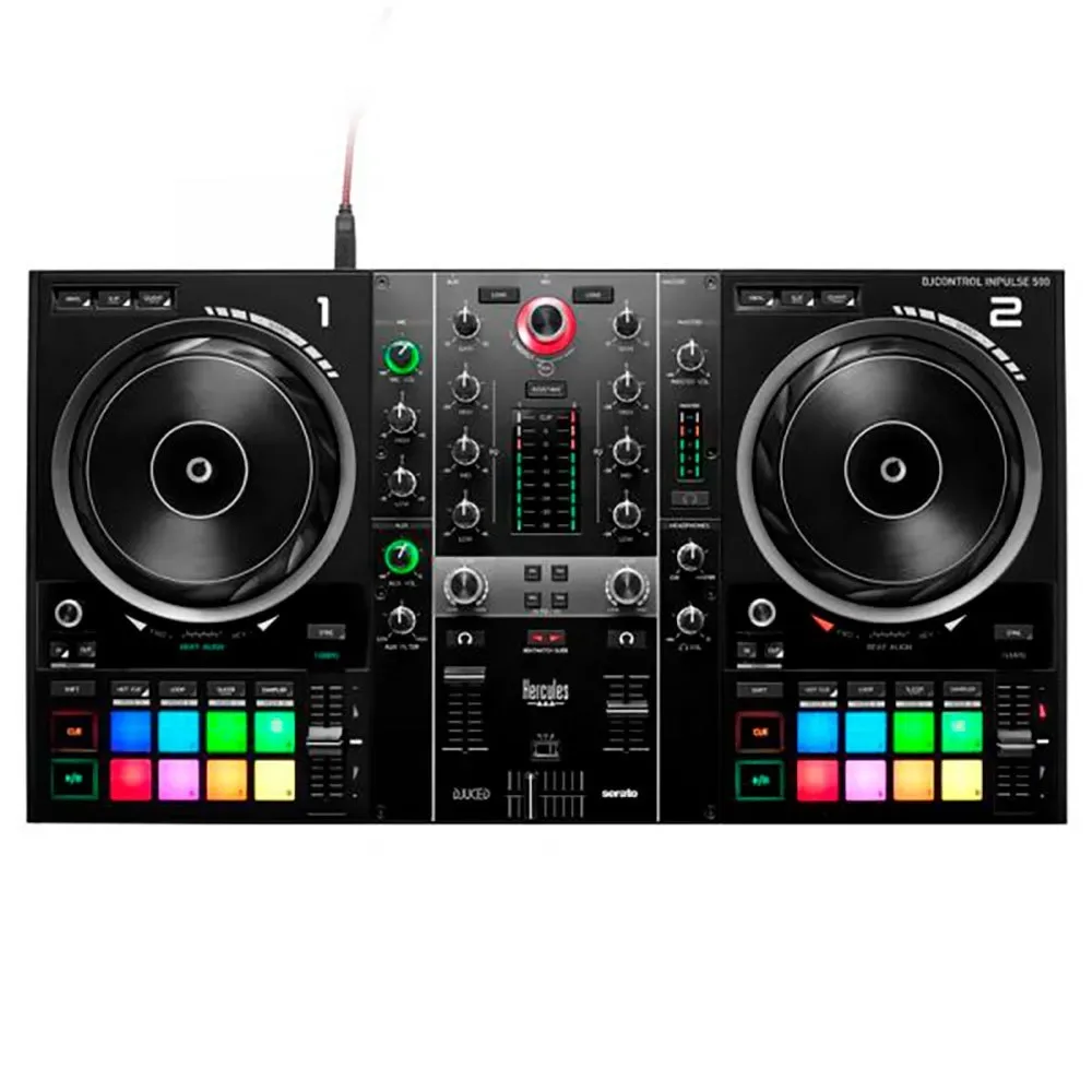 Contrôleur Dj Inpulse 500 Black One Size unisex - Hercules - FashionsVida