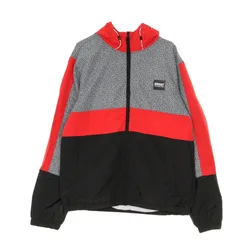 Giacca a Vento Uomo Prime Hood Jacket Black/red