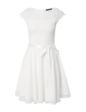 SWING Vestido de gala blanco