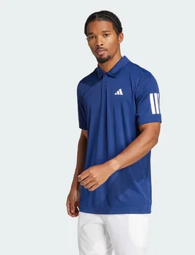 Polo da tennis Club 3-Stripes M Dark Blue - Adidas - FashionsVida