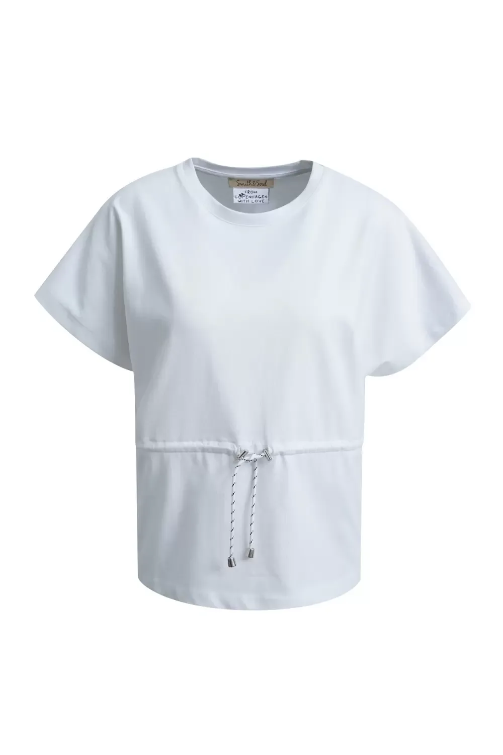 OVERSIZE T-SHIRT DRAWSTRING WAIST female - XS - FashionsVida