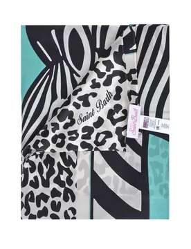 Sciarpa - 471000 - Nero/Verde - MC2 SAINT BARTH - FashionsVida
