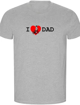 T-shirt à Manches Courtes I Love Dad Eco