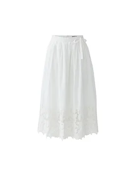 Ouí Midi-jupe blanc 40 - Oui - FashionsVida