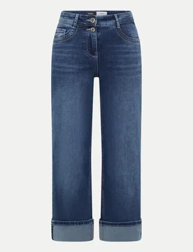 Wide Leg Jeans Toronto Blau 33/28 - CECIL - FashionsVida