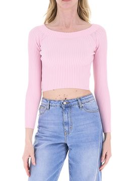 VICOLO Maglia in viscosa ROSA UNI