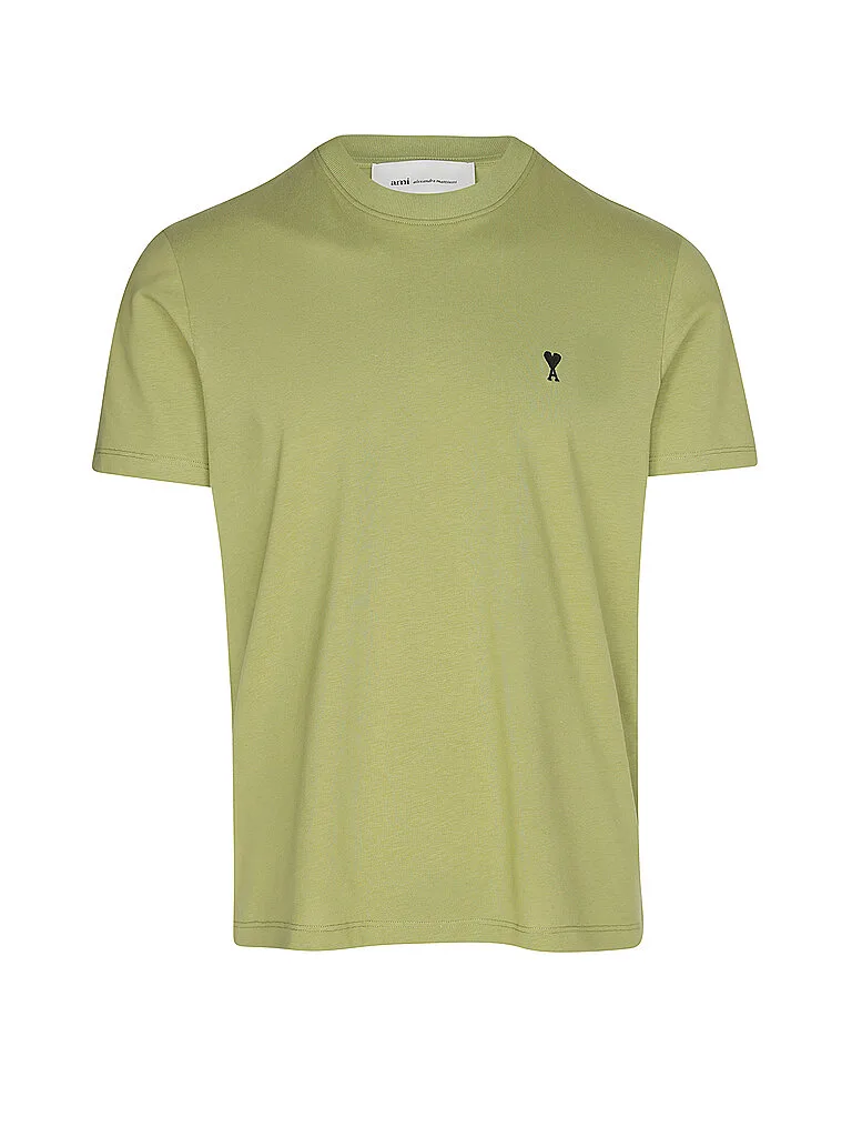 Ami Paris T-Shirt vert S - AMI PARIS - FashionsVida