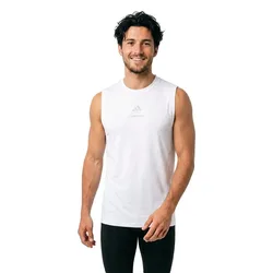 T-shirt Sans Manches Les Mills Graphic White / Ice Purple XL