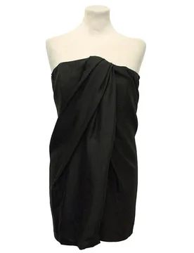 Jay Ahr Black Silk Sleeveless Dress - Jay Ahr - FashionsVida
