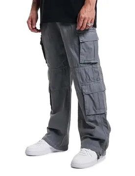Def Pantaloni Cargo Dfcp052 Grey 31 - Def - FashionsVida