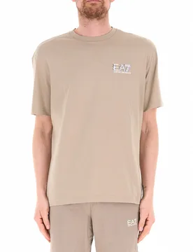 T-shirt in cotone BEIGE XS - EA7 EMPORIO ARMANI - FashionsVida