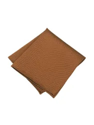 Pochette de costume marron clair