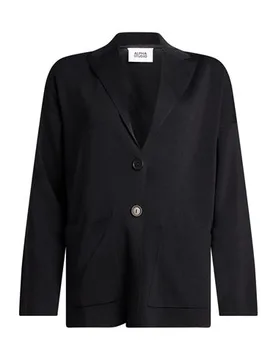 Blazer Damen Schwarz 32,34,36,38,40,42 Damen - ALPHA - FashionsVida