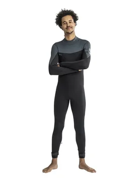 Combinaison Néoprène à Manches Longues Avec Fermeture éclair Dans Le Dos Yukon 4-3 Mm Black LT - Jobe - FashionsVida