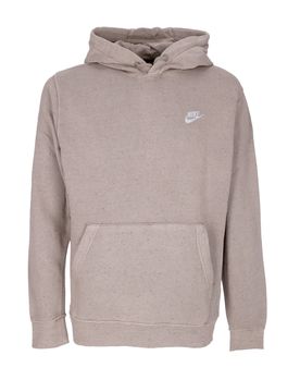 Felpa Cappuccio Uomo Club+ Revival Hoodie Olive Grey