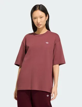 T-SHIRT BOYFRIEND ESSENTIALS M Burgundy - Adidas - FashionsVida