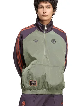 Originals bayern de munich terrace icons sudadera entrenamiento fútbol Verde (XS) - Adidas - FashionsVida