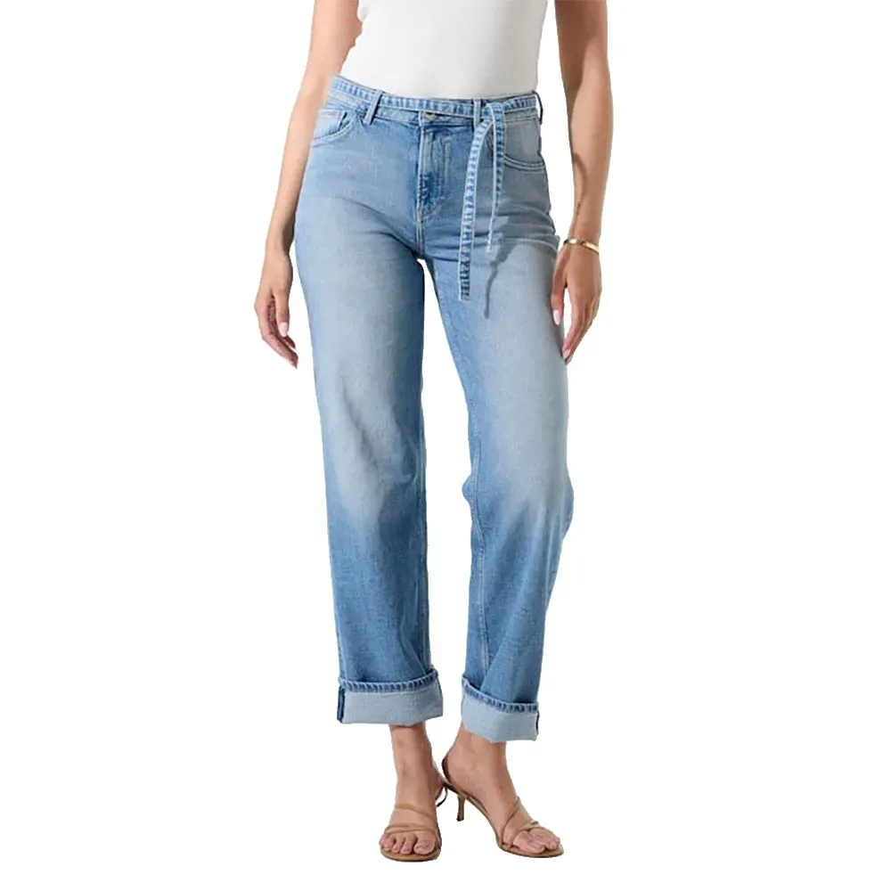 Jeans Celia Regular Fit Medium Used 28 - Garcia - FashionsVida