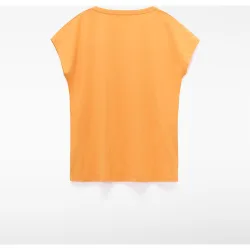 Camiseta de mujer recta en pyratex® algodón español