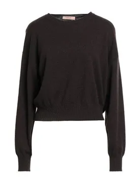 Pullover Damen Dunkelbraun XXL Damen - TWINSET - FashionsVida