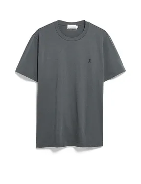 T-Shirt JAAMES verde scuro M - Armedangels - FashionsVida
