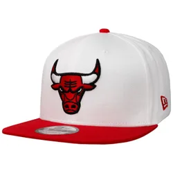 Fifty White Crown Patches Bulls Cap by - white-red - Herren - Size: M/L (57-59 cm)