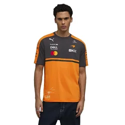 Maglietta A Maniche Corte Mclaren Lando Norris Replica Papaya XL