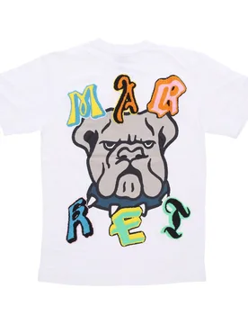 Maglietta Uomo Varsity Overload Tee White - MARKET - FashionsVida